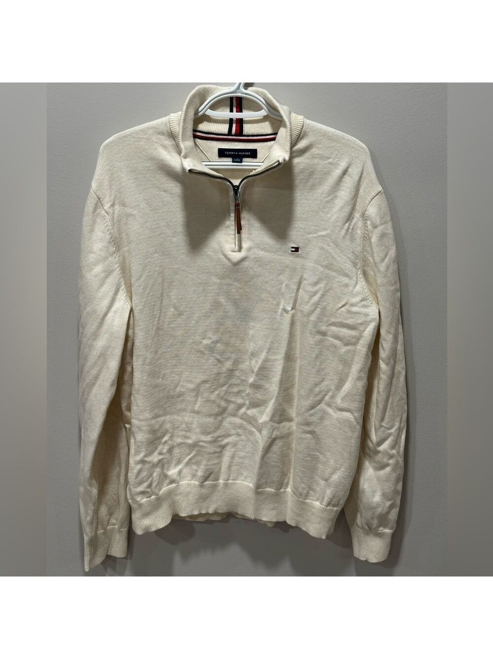 Tommy Hilfiger Men’s 1/4 Zip Sweater Size XL